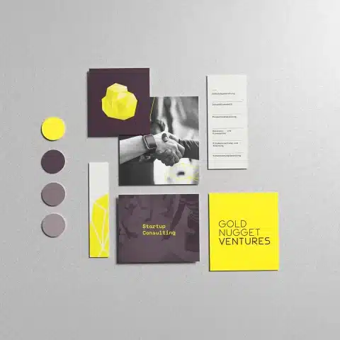 Brand identity for Gold Nugget Ventures