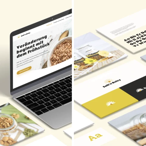 Salt'n Daisy branding, website and content design